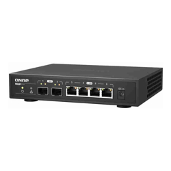 Qnap QSW-2104-2S 2 ports 10GbE SFP+ 5 ports 2.5GbE RJ45 unmanaged switch 2 Years WTY