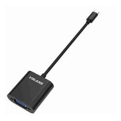 Volans VL-UCVG Aluminium USB Type-C to VGA Adapter Plug & Play 1 Year<br />