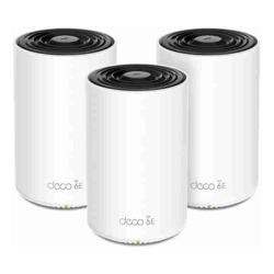 TP-Link DECO XE75 PRO(3-PACK) AXE5400 TRI-BAND MESH WI-FI 6E SYSTEM 3YR