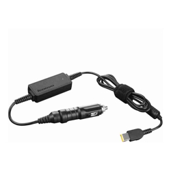 Lenovo 65W DC Travel Adapter Auto/Air inputs (Slim Tip) (Refurbished) 12 Mth Wty