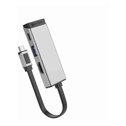 ALOGIC Magforce TRIO 3-IN-1 Adapter (USB-C to HDMI + USB-A + 100W Power Delivery )