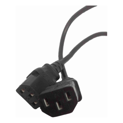 4Cabling IEC Y-Cord 1 x C14 to 2 x C13 0.5m