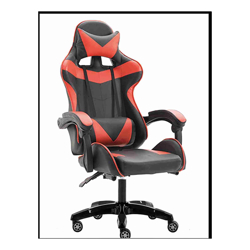 Yalla Office Gaming Chairpc Computer Chair For Gaming For Office For Students Ergonomic Lumbar Back Support Pain Relief (Black & Red) 808Rednfr