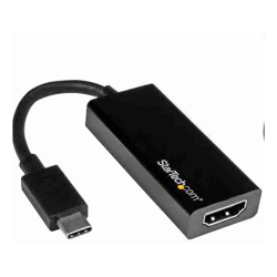 STARTECH.COM USB-C (THUNDERBOLT3) to HDMI ADAPTER, 4K, BLACK, 3YR