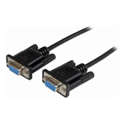 STARTECH.COM 1M BLACK DB9 RS232 SERIAL NULL Modem CABLE F/F, LTW