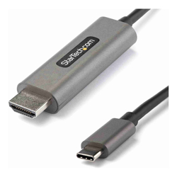 6ft (2m) USB C to HDMI Cable 4K 60Hz w/ HDR10 - Ultra HD USB Type-C to 4K HDMI 2.0b Video Adapter Cable - USB-C to HDMI HDR Monitor/Display Converter - DP 1.4 Alt Mode HBR3 (CDP2HDMM2MH)
