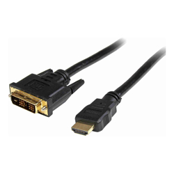 StarTech STARTECH.COM 0.5 M HDMI to DVI-D ADAPTER CABLE HDMI to DVI CABLE BLACK LTW