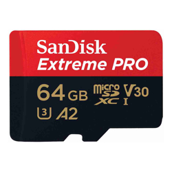 SanDisk 64GB Extreme PRO microSDXC UHS-I Card SDSQXCU-064G-GN6MA