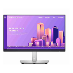 Dell P2222H 21.5 inch FHD IPS Monitor - 1920x1080 16:9, Height Adjust, Tilt, Swivel, Pivot, DisplayPort, HDMI, VGA, USB 3.2 Hub, VESA Mount, 12 Month Warranty (Refurbished)