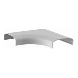 Brateck Plastic Cable Cover Joint L Shape Material:ABS Dimensions 127x127x21.5mm White