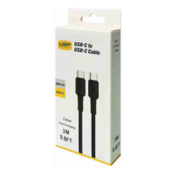 UPS 3M BoostUp Cafule USB-C to USB-C Cable Charge  Connect Black (6972890207071)