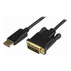 StarTech STARTECH.COM 1M DISPLAYPort TO DVI CONVERTER CABLE DP TO DVI ADAPTER 3YR