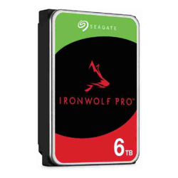 IronWolf Pro, NAS, 3.5" HDD, 6TB, SATA 6Gb/s, 7200RPM, 256MB Cache, 5 Years or 2M Hours MTBF Warranty