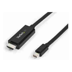 StarTech STARTECH.COM 3M MINI DISPLAYPort TO HDMI ADAPTER CABLE 4K BLACK 3YR