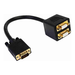 StarTech STARTECH.COM 30CM VGA TO 2X VGA Video SPLITTER CABLE DB15 CABLE LTW
