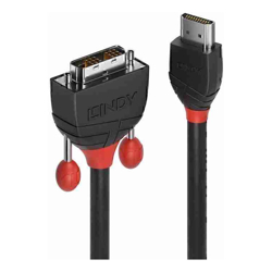 Lindy  Lindy 1m HDMI-DVI-D Cable BL