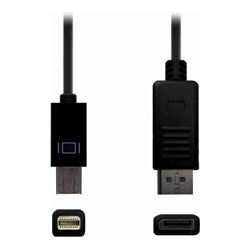 Axceltek CMDPDP-2 2M mini Display Port to Display Port M/M