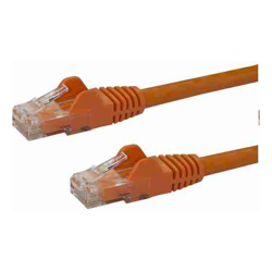 StarTech STARTECH.COM CAT6 ETHERNET CABLE 2M ORANGE 650MHZ 100W SNAGLESS PATCH CORD Lifetime WARR