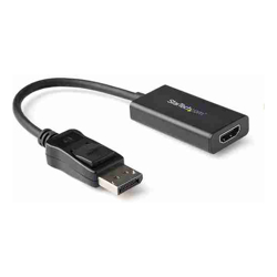 StarTech STARTECH.COM DISPLAYPort 1.4 TO HDMI 2.0B ADAPTER HDR 4K 60GHZ BLACK 3YR