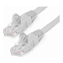 StarTech 3m CAT6 Ethernet Cable LSZH (Low Smoke Zero Halogen) 10 Gigabit 650MHz 100W PoE RJ45 UTP Network Patch Cord Snagless with Strain Relief Grey CAT 6 ETL Verified (N6LPATCH3MGR)