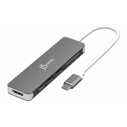 J5create JCD353 USB-C to 4K HDMI Multi-Port Hub (USB-C to 4K HDMI 2x USB-A 3.2 microSD card reader USB-C PD 100w)