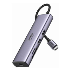UGREEN 60515 USB-C to HDMI/Ethernet Adapter with Card Reader