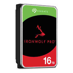 IronWolf Pro, NAS, 3.5" HDD, 16TB, SATA 6Gb/s, 7200RPM, 256MB Cache, 5 Years or 2.5M Hours MTBF Warranty