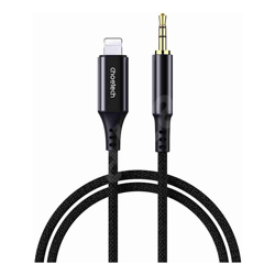 CHOETECH AUX007 Lighteing to 3.5mm Male Audio Cable 1M - Black