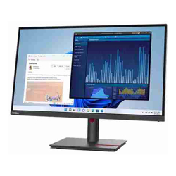 LENOVO T27P-30 27" LED IPS, UHD (16:9), ANTI-GLARE, DP, HDMI& USB-C, TILT/SWIV/H-ADJ, 3YR