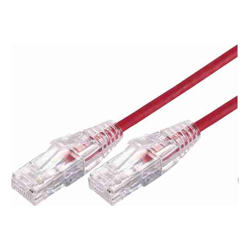 BluPeak 50cm Ultra Thin Cat6a UTP LAN Cable Red (Lifetime Warranty)