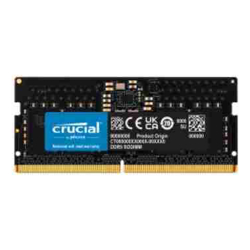 CRUCIAL 8GB DDR5 NOTEBOOK MEMORY, PC5-38400, 4800MHz, UNRANKED, LIFE WTY