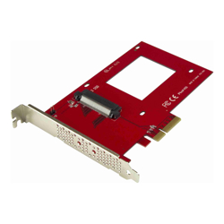 StarTech STARTECH.COM U.2 to PCIe ADAPTER PCIe 3.0 x 4 to PCIe/NVMe FOR 2.5" U.2 NVMe SSD 2YR