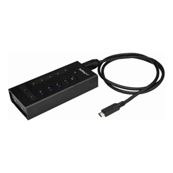 STARTECH.COM 7 Port USB-C HUB, USB-C(2), USB(5), RUGGED, MOUNT, DC, 2YR