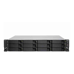 QNAP 12+6 BAY NAS (NO DISK) XEON 4-CORE 2.6GHz, 32GB, 10GbE SFP+(2),Pcie(4), RPSU, 3YR WTY