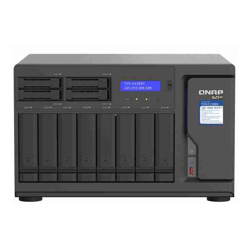 Qnap TVS-h1288X-W1250-16G12-Bay TurboNAS(8 x 3.5" HDD + 4 x 2.5" SSD)SATA 6GIntel Xeon W-1250 6 cores/12 threads 3.3 GHz(boost up to 4.7 GHz)16GB DDR4 3 yr