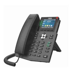 Fanvil X3U Pro Enterprise IP Phone - 2.8" Colour Screen, 3 Lines, No DSS Buttons, Dual Gigabit NIC
