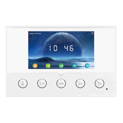 Fanvil i51W Indoor SIP Station, 4 SIP Lines, 5 Buttons, PoE, 4.3" Colour Screen, Linux, ONVIF, 2Yr Warranty