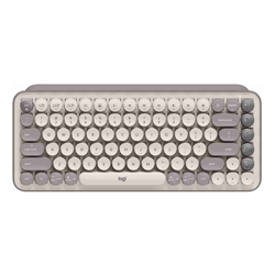 Logitech POP Keys Wireless Mechanical KB With Emoji Keys Mist Sand