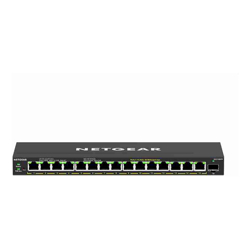 Netgear 16 Port PoE Gigabit Ethernet Plus Switch (GS316EPP) - with 16 x PoE+ @ 231W, Desktop/Wall Mount
