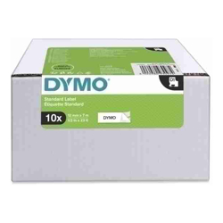 Dymo D1 Bk/Whi 12Mmx7M Pk10