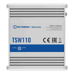 Teltonika TSW110 L2 Unmanaged PoE+ Switch 4x PoE Ports PLUG-N-PLAY
