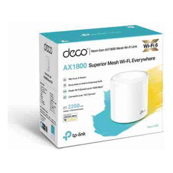 TP-Link | Deco X20 | AX1800 Whole Home Mesh Wi-Fi System | 1 Pack