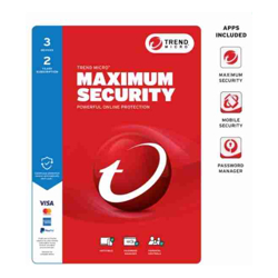 Trend Micro Maximum Security 3 Devices, 2 Year Physical Card