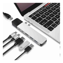 Targus HYPER HYPERDRIVE NET 6-IN-2 USB-C HUB SILVER
