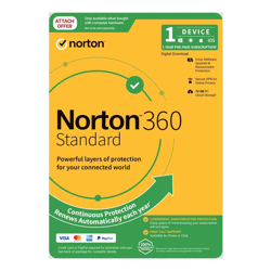 Symantec Norton 360 Standard Empower 10GB AU 1 User 1 Device