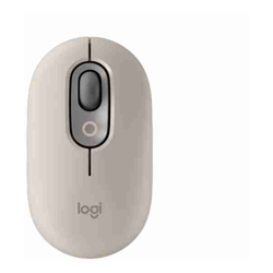 POP Mouse with emoji - Mist Sand