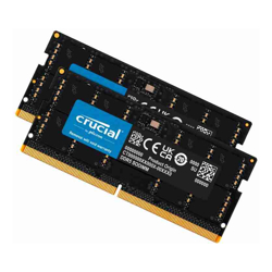 Crucial 64GB (2x32GB) DDR5 SODIMM 5600MHz CL46 Notebook Laptop Memory