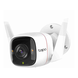 TP-Link Tapo C320WS Outdoor Security Wi-Fi Camera H.264 2-Way Audio Night Vision Motion Detect Voice Control Weatherproof Sound