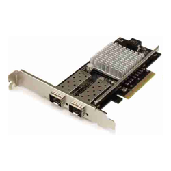 STARTECH 10GB SFP+ NETWORK CARD - 2-PORT - FIBER - PCIE, INTEL CHIP 2 YR