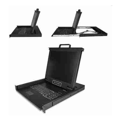 StarTech STARTECH.COM 1 Port 1U VGA KVM CONSOLE 17" LCD USB RACKMOUNT 2YR